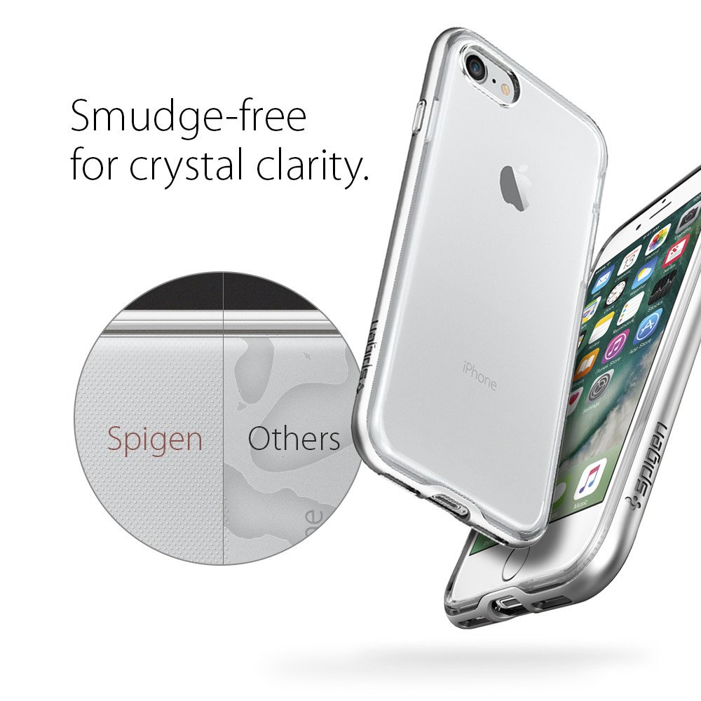 Spigen SPIGEN Neo Hybrid Crystal Skal till Apple iPhone 7 Plus - Silver