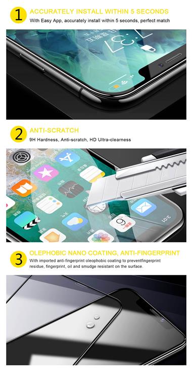 ZiFriend Privacy Anti-Spy Härdat Glas Skärmskydd till iPhone 8 Plus / 7 Plus