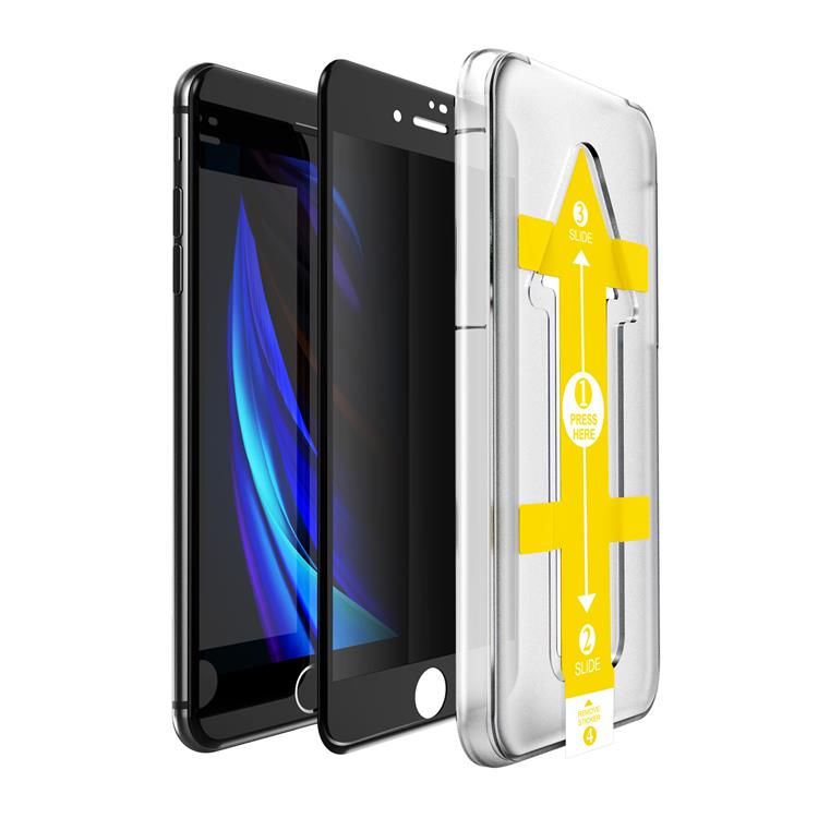 ZiFriend Privacy Anti-Spy Härdat Glas Skärmskydd till iPhone 8 Plus / 7 Plus