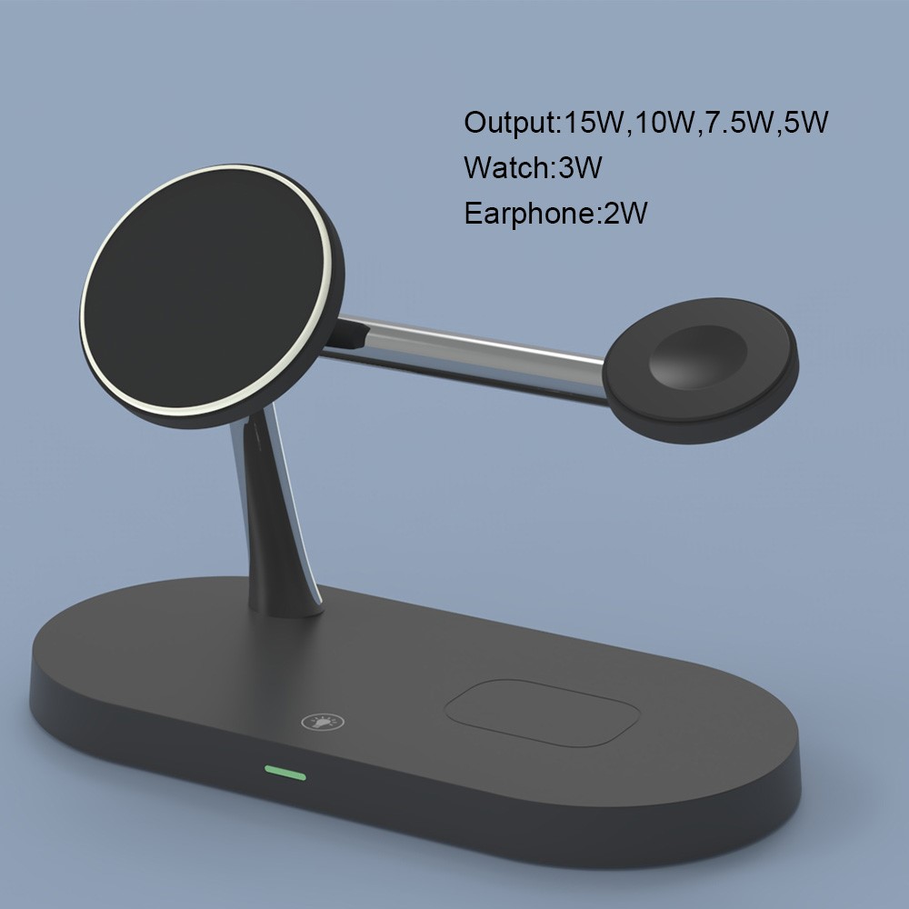 Tech-Protect 4-i-1 Trådlös Laddare Magsafe iPhone Apple Watch AirPods