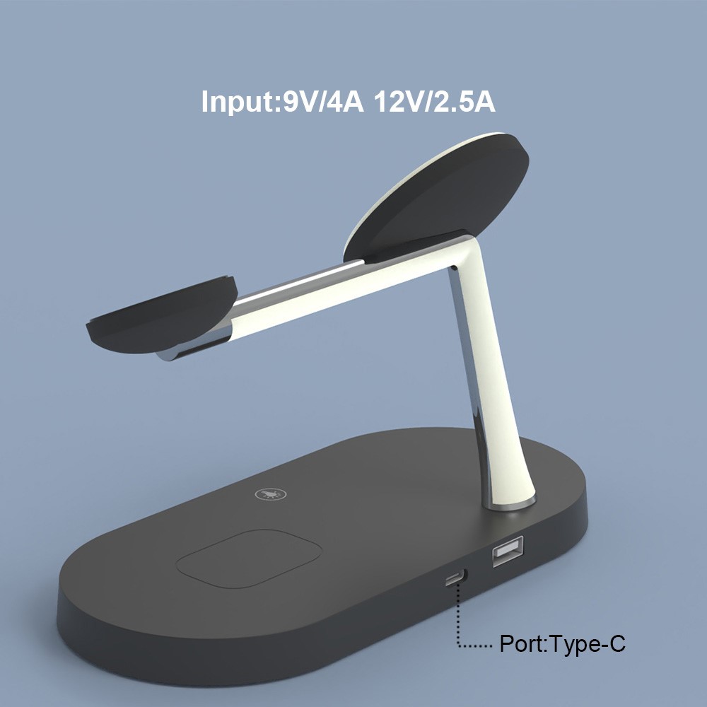 Tech-Protect 4-i-1 Trådlös Laddare Magsafe iPhone Apple Watch AirPods