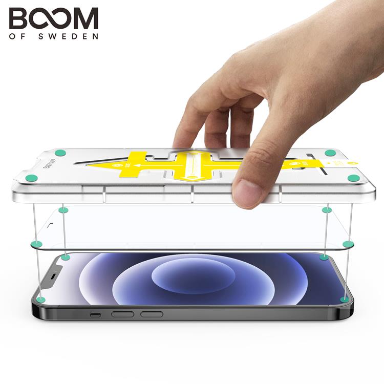 Boom of Sweden BOOM Flat Härdat Glas Skärmskydd iPhone 12 Pro Max