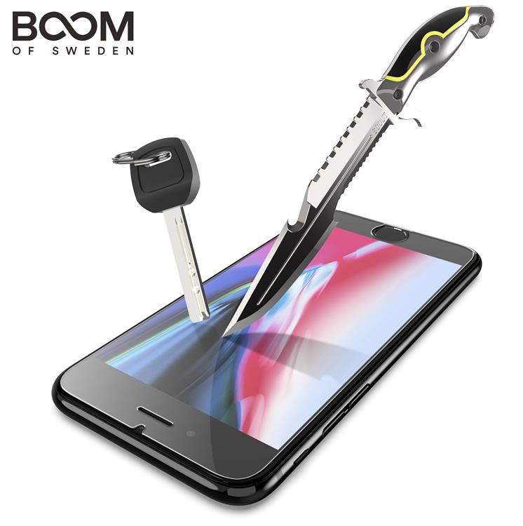 Boom of Sweden BOOM Flat Härdat Glas Skärmskydd iPhone 8 Plus / 7 Plus