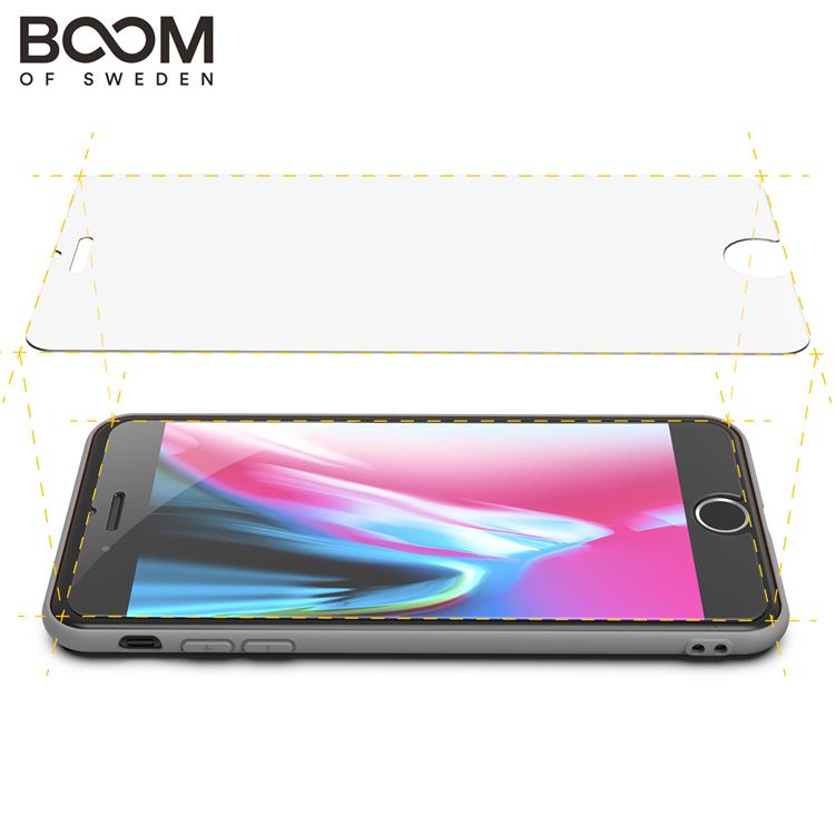 Boom of Sweden BOOM Flat Härdat Glas Skärmskydd iPhone 8 Plus / 7 Plus