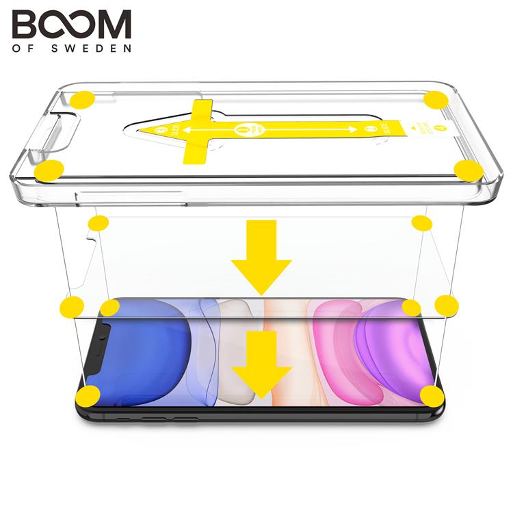 Boom of Sweden BOOM Flat Härdat Glas Skärmskydd iPhone XS Max