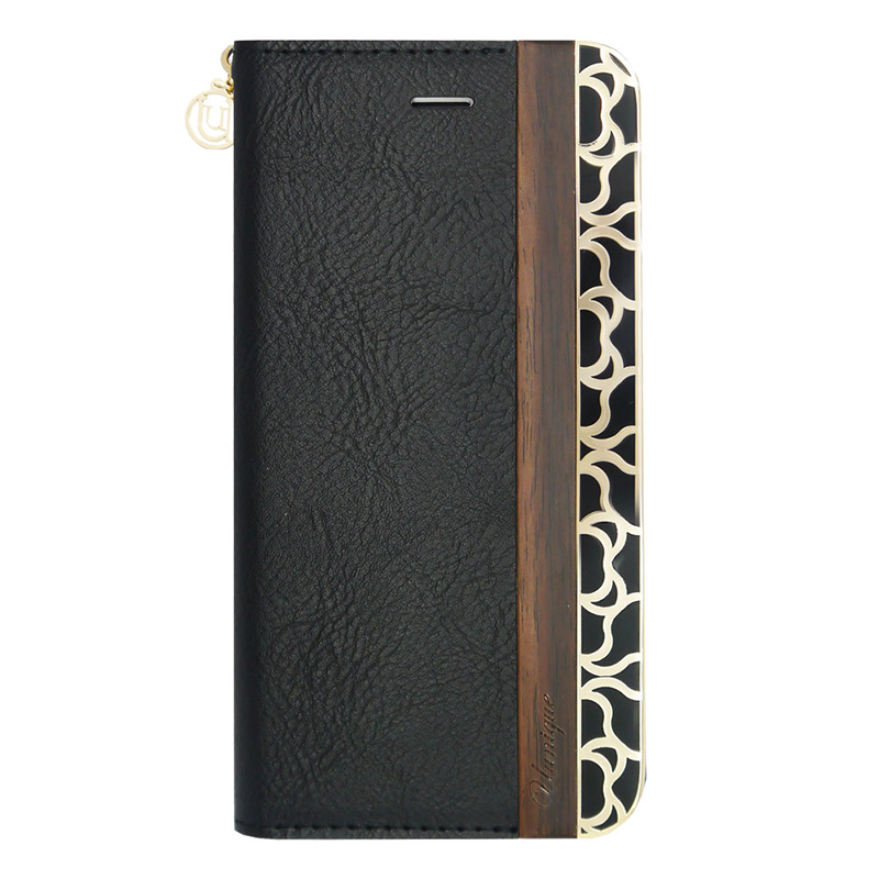 Uunique Uunique Wooden Folio iPhone 6S Black