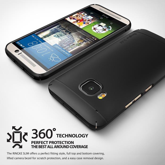 Rearth Ringke Slim Skal till HTC One M9 - Gold