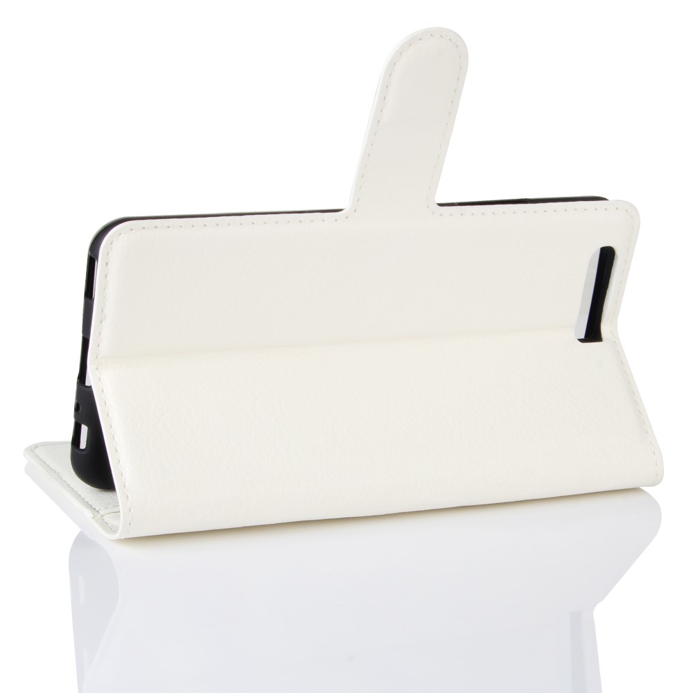 OEM Litchi Plånboksfodral till Huawei P10 - Vit