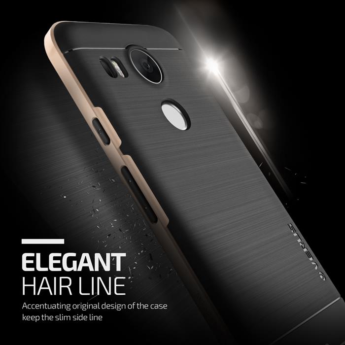 VERUS Verus High Pro Shield Skal till LG Nexus 5X - Gold