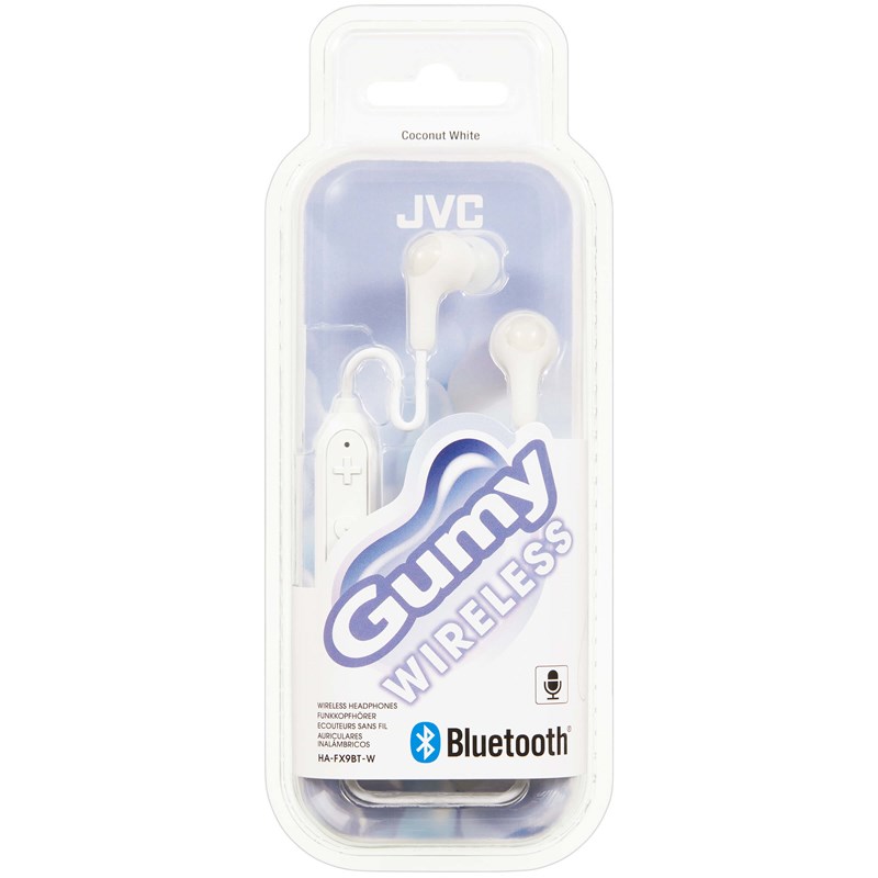 JVC JVC Hörlur FX9BT Gumy In-Ear Trådlös Mic - Vit