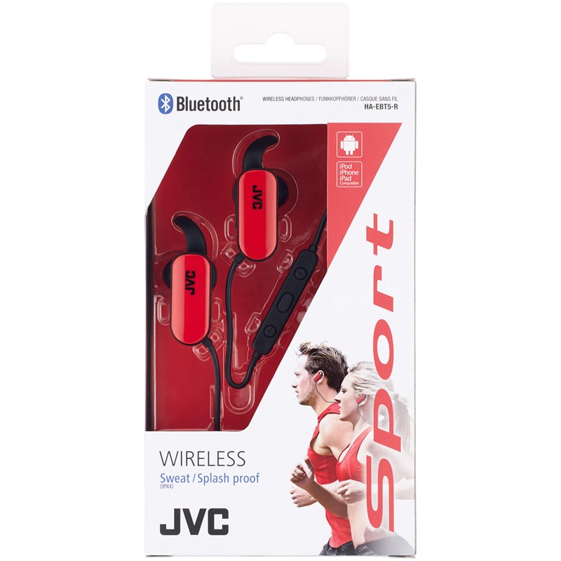 JVC JVC Hörlur EBT5 Trådlös In-Ear - Röd