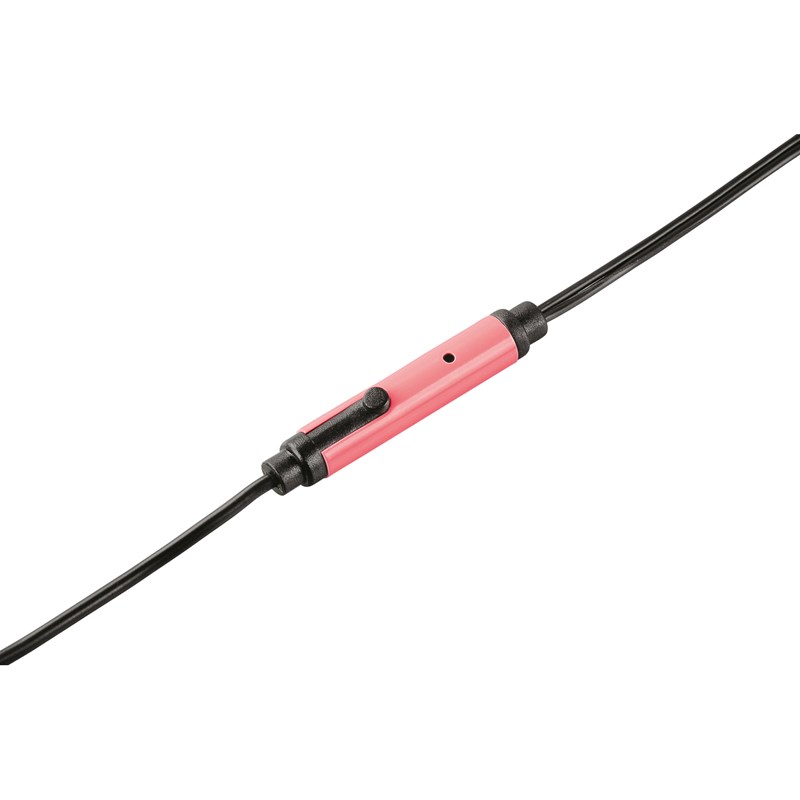 Hama HAMA Hörlur Shiny In-Ear Mic - Rosa