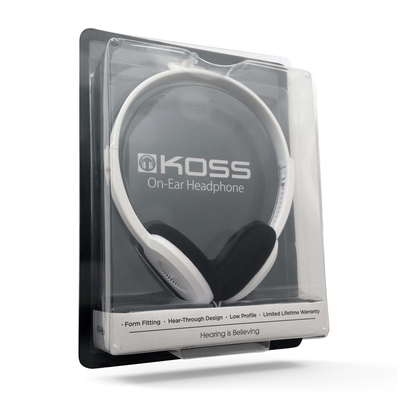 Koss Koss Hörlur KPH8W On-Ear - Vit