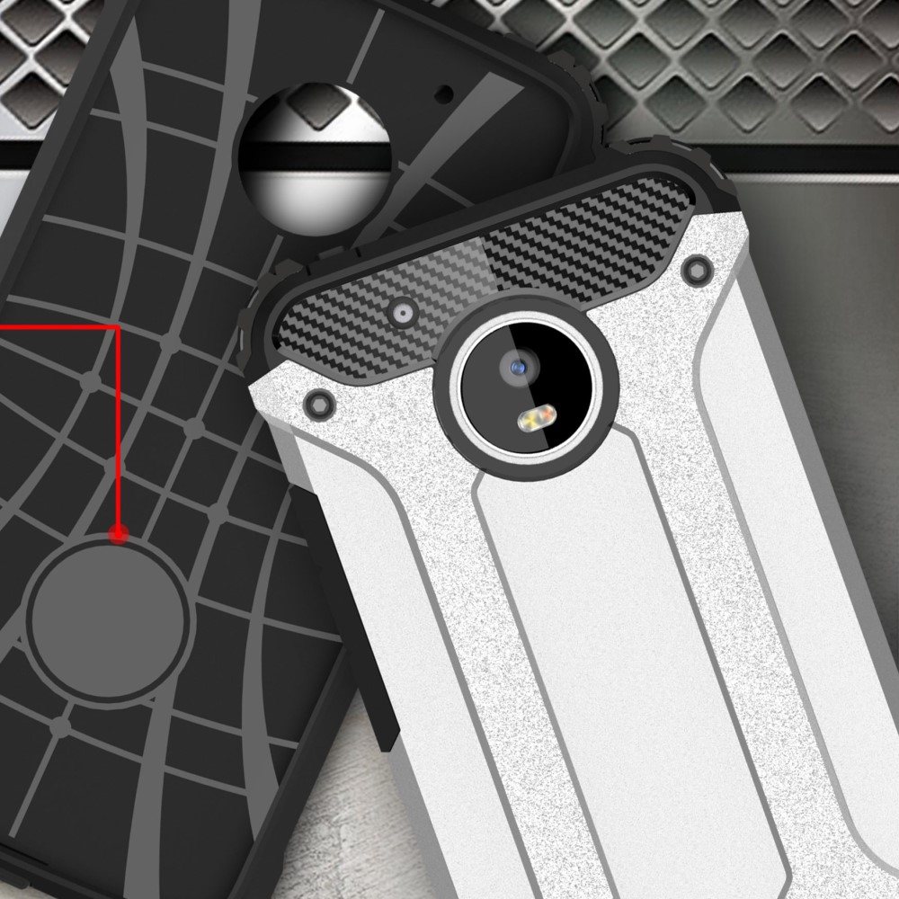 OEM Hybrid Armor Mobilskal till Motorola Moto G5 Plus - Svart