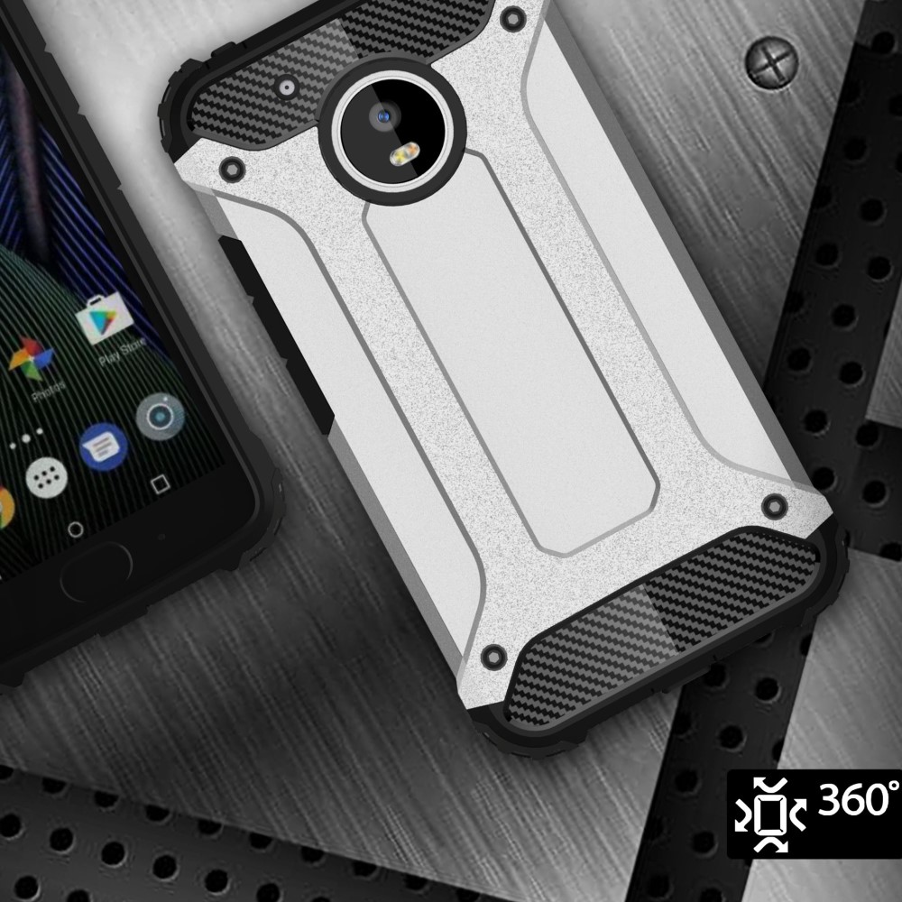 OEM Hybrid Armor Mobilskal till Motorola Moto G5 Plus - Svart