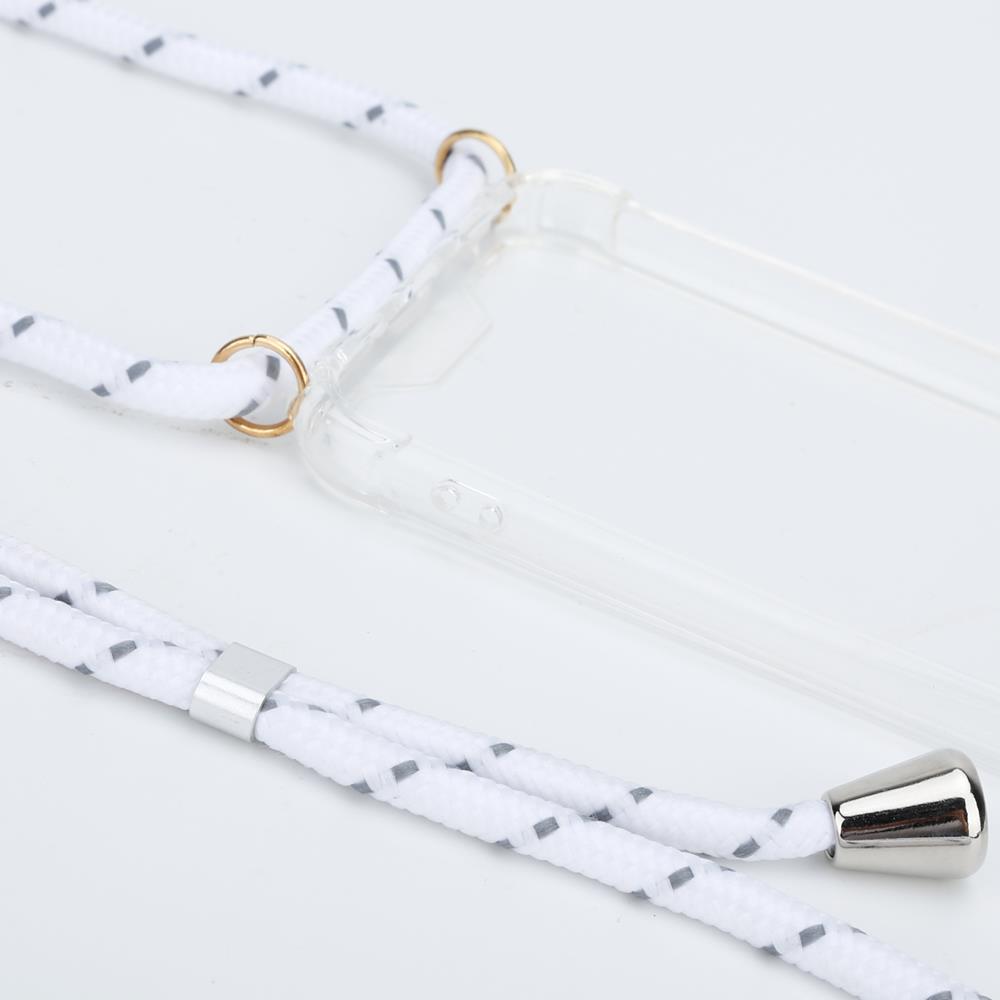 Boom of Sweden Boom Halsbandsrem Rope - White Stripes Cord