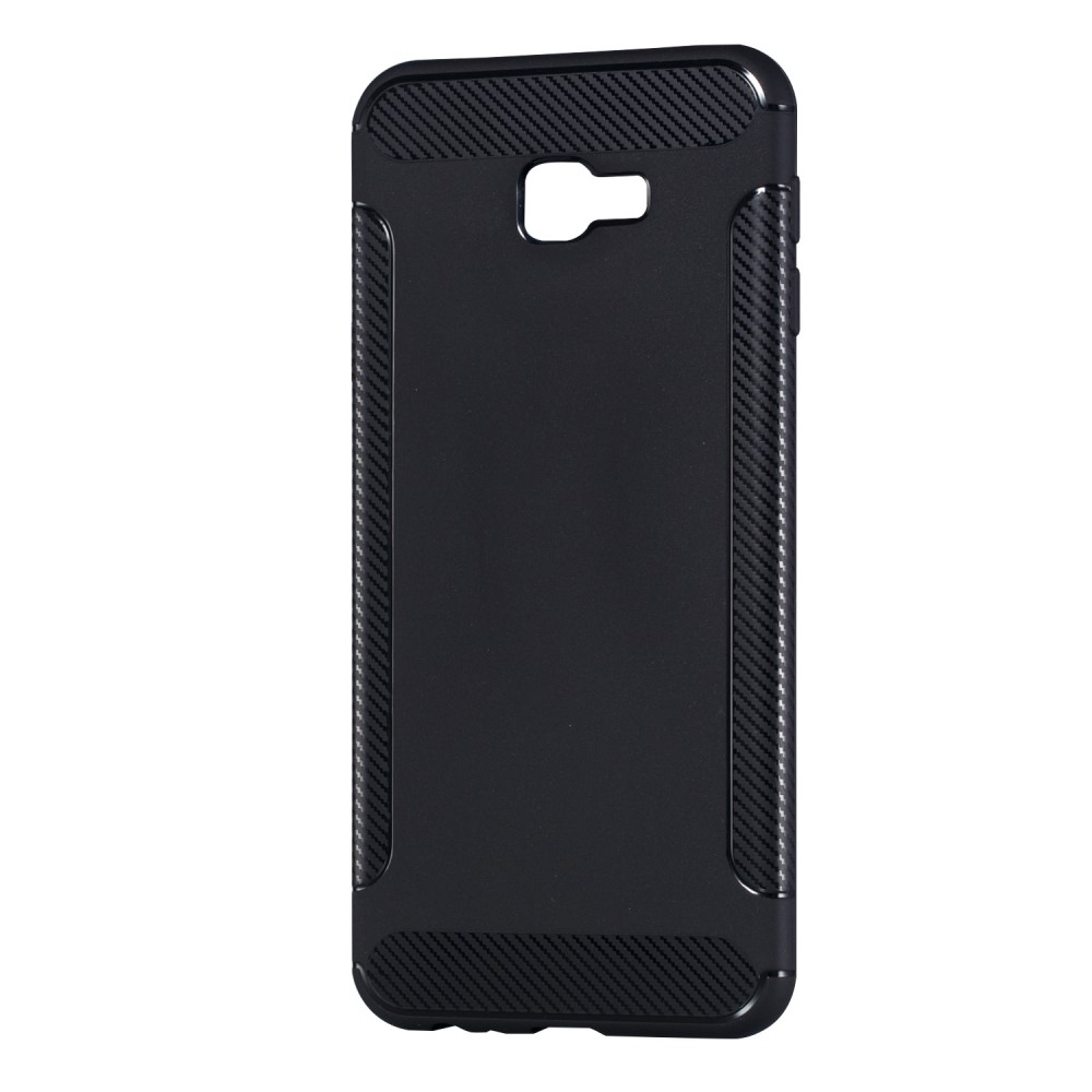 OEM Carbon Brushed Mobilskal till Samsung Galaxy J4 Plus - Svart