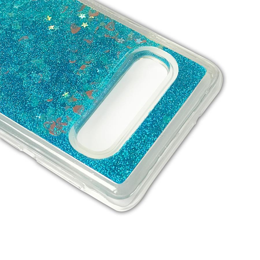 Boom of Sweden Glitter Skal till Samsung Galaxy S10 Plus - Blå
