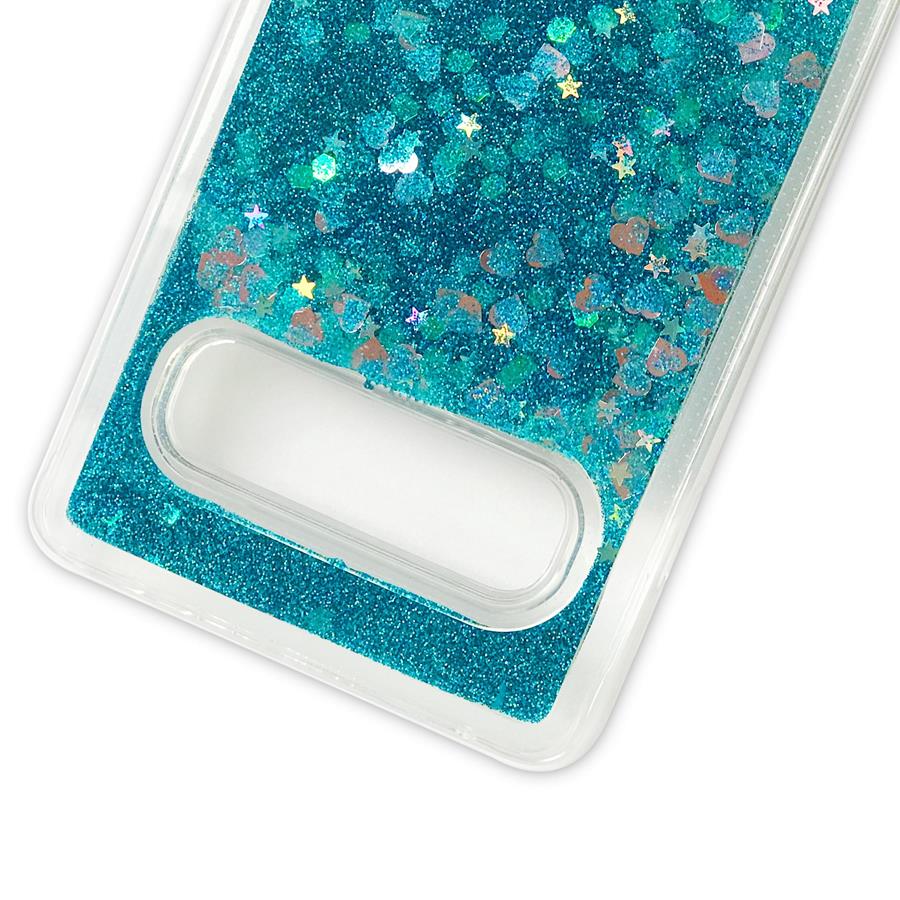 Boom of Sweden Glitter Skal till Samsung Galaxy S10 Plus - Blå
