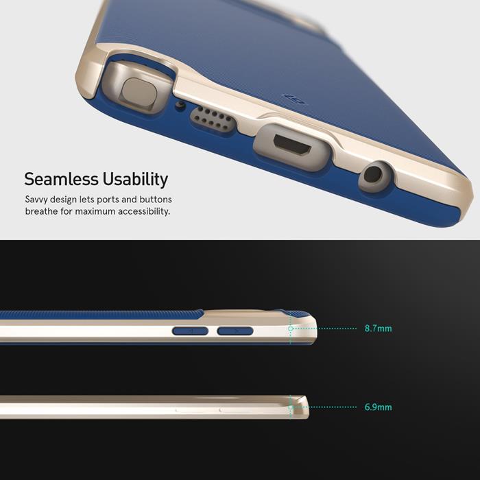 Caseology Caseology Wavelength Series BaksideSkal till Samsung Note 5 - Blå