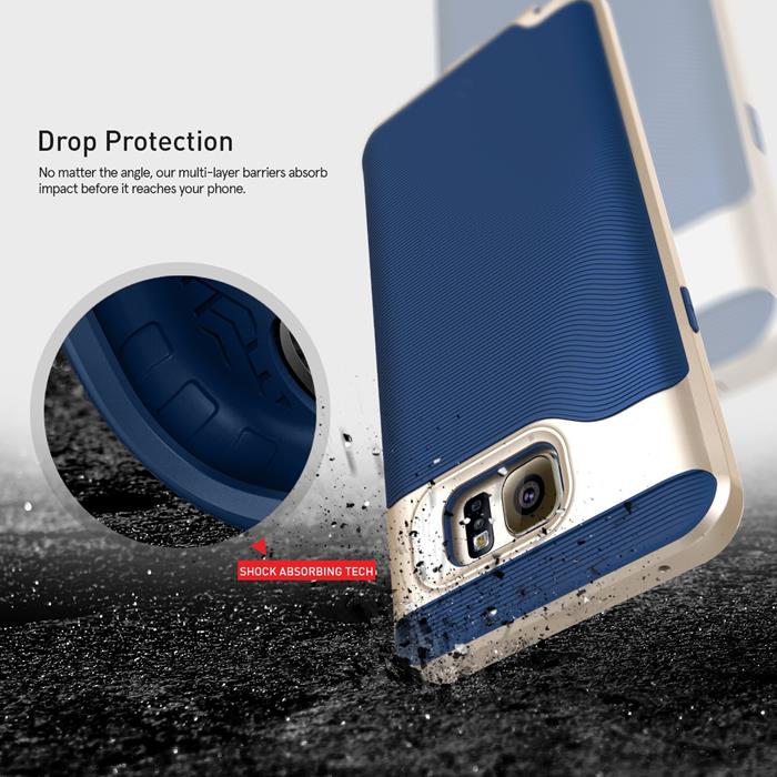 Caseology Caseology Wavelength Series BaksideSkal till Samsung Note 5 - Blå