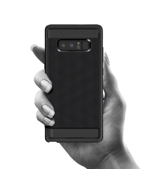 IVSO IVSO Geometric Hexagon Skal till Samsung Galaxy Note 8 - Svart