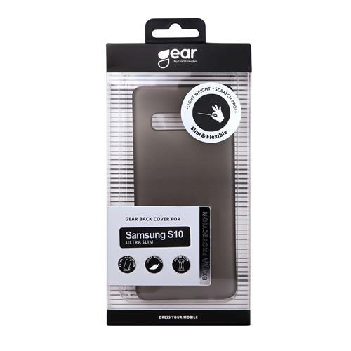 GEAR GEAR Mobilskal Ultraslim Semitransparent Samsung S10 - Svart