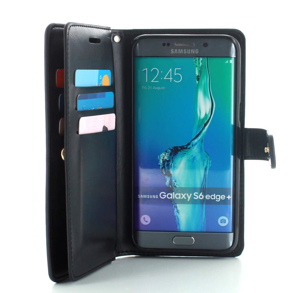 CoveredGear CoveredGear Liberty Wallet till Samsung Galaxy S6 Edge+ (Svart)