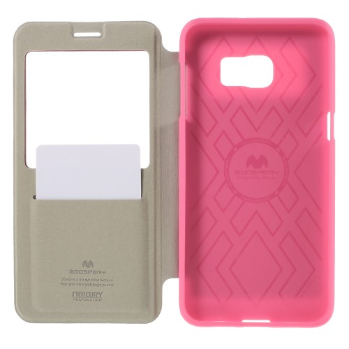 Mercury Mercury Wow Bumper fodral till Samsung Galaxy S6 Edge+ (Rosa)