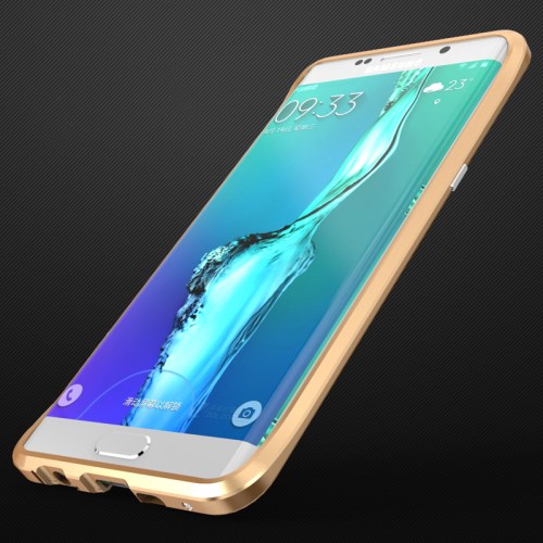 Luphie LUPHIE Rapier Prismatic Aluminum Bumper till Samsung Galaxy S6 Edge Plus - Guld