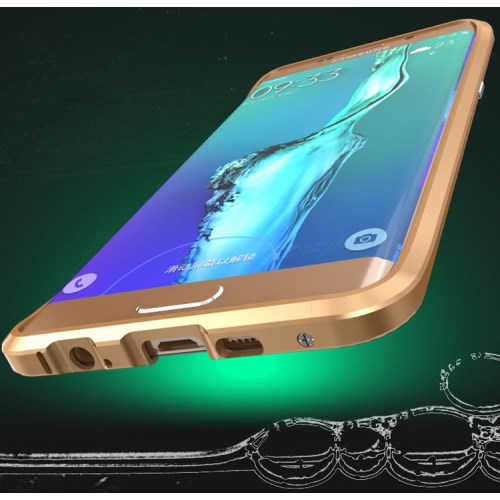 Luphie LUPHIE Rapier Prismatic Aluminum Bumper till Samsung Galaxy S6 Edge Plus - Guld