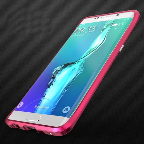 Luphie LUPHIE Rapier Prismatic Aluminum Bumper till Samsung Galaxy S6 Edge Plus - Rosa