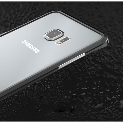 Luphie LUPHIE Rapier Aluminum Bumper till Samsung Galaxy S6 Edge Plus - Silver