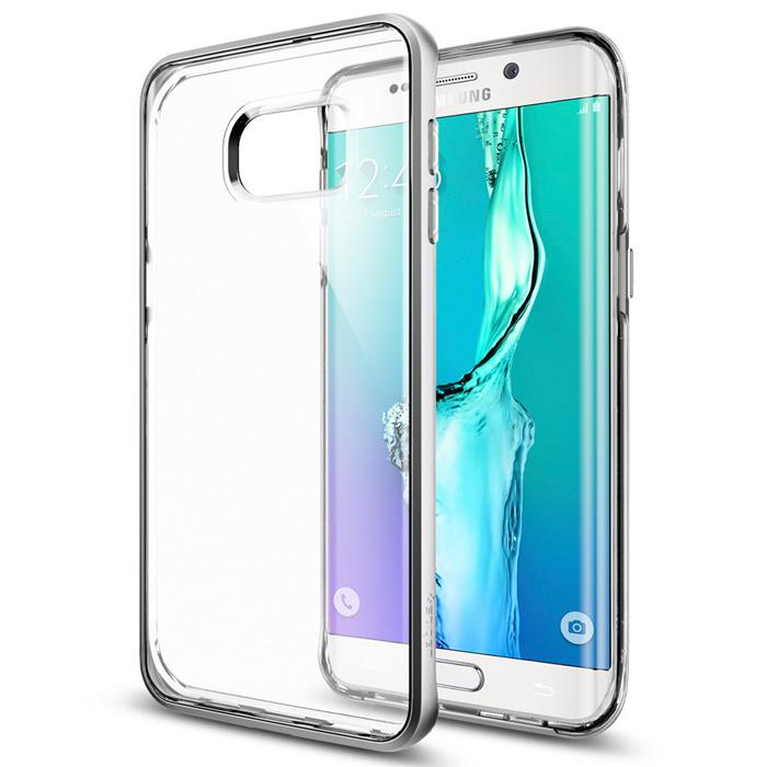 Spigen SPIGEN Neo Hybrid Crystal Skal till Samsung Galaxy S6 Edge Plus - Satin Silver