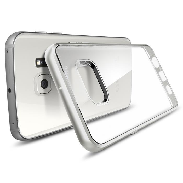 Spigen SPIGEN Neo Hybrid Crystal Skal till Samsung Galaxy S6 Edge Plus - Satin Silver