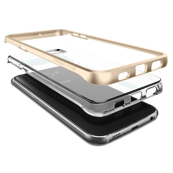 Spigen SPIGEN Neo Hybrid Crystal Skal till Samsung Galaxy S6 Edge Plus - Gold