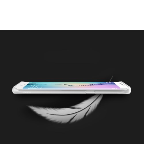 ROCK Rock Ultra Thin 0.7mm Flexiskal till Samsung Galaxy S6 Edge Plus - Grå