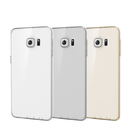 ROCK Rock Ultra Thin 0.7mm Flexiskal till Samsung Galaxy S6 Edge Plus - Grå