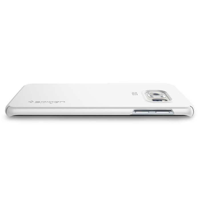 Spigen SPIGEN Thin Fit Skal till Samsung Galaxy S6 Edge Plus - Shimmery White
