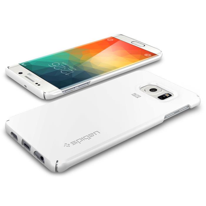 Spigen SPIGEN Thin Fit Skal till Samsung Galaxy S6 Edge Plus - Shimmery White