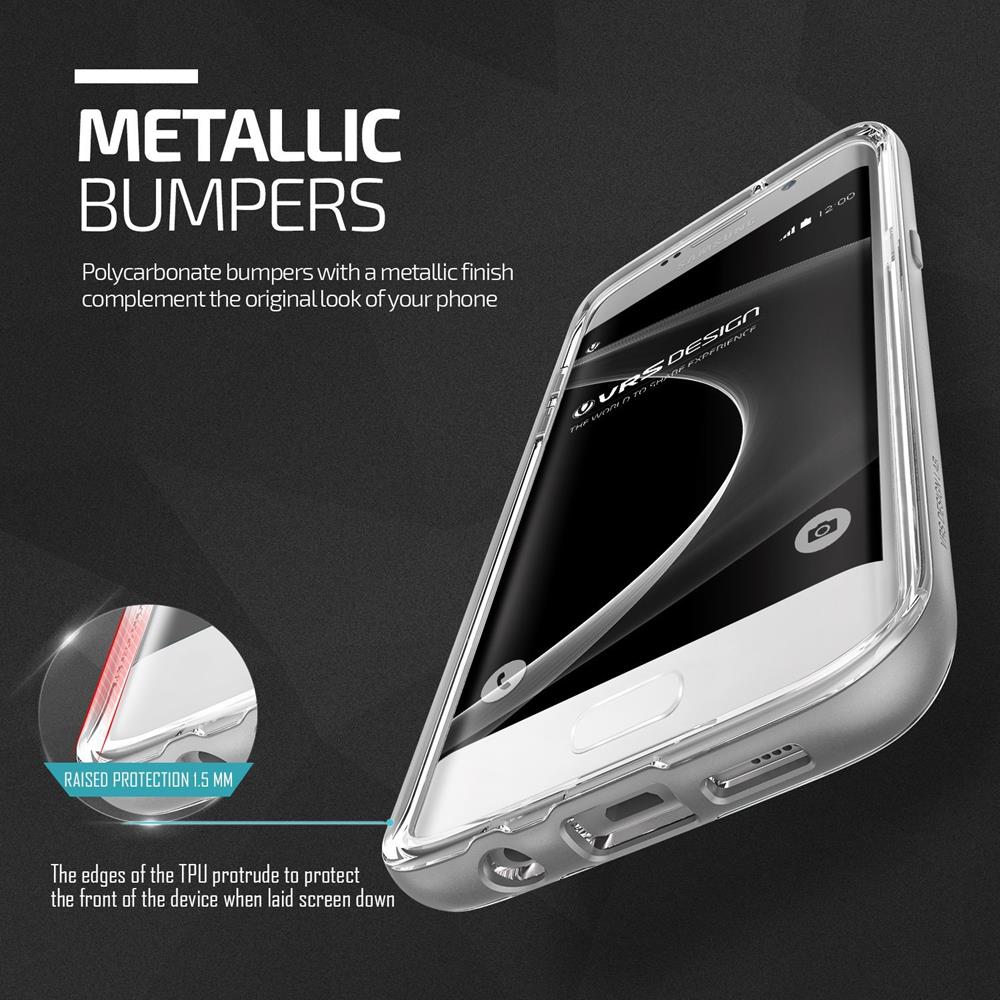 VERUS Verus Crystal Bumper Skal till Samsung Galaxy S7 Edge - Silver