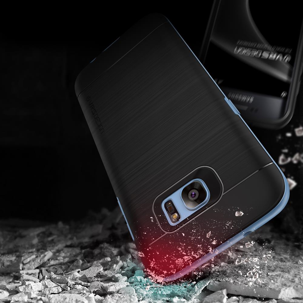 VERUS Verus High Pro Shield Skal till Samsung Galaxy S7 Edge - Blå