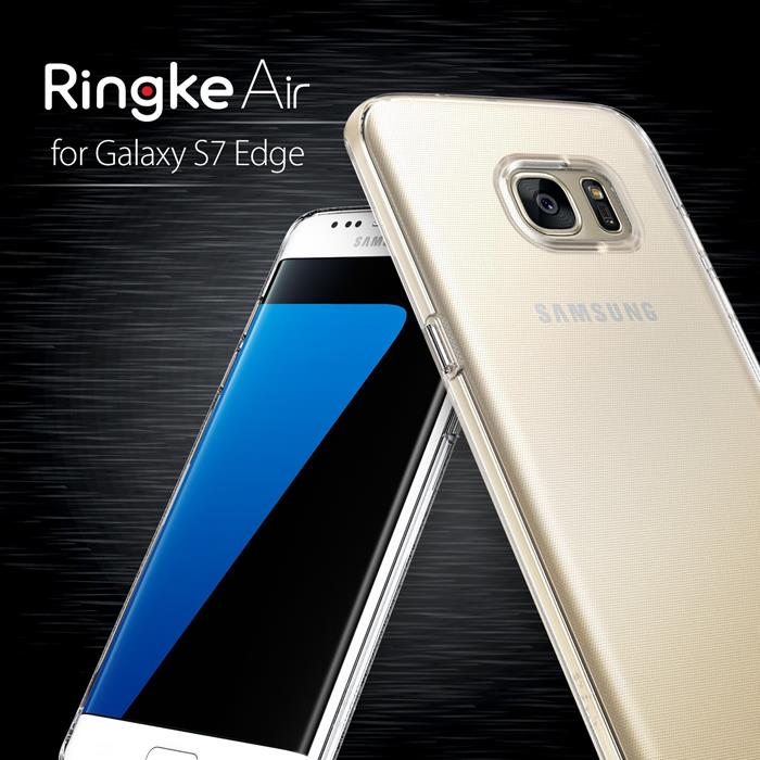 Rearth Ringke Weightless as Air Skal till Samsung Galaxy S7 Edge - Rose Gold