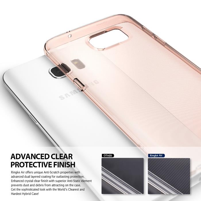 Rearth Ringke Weightless as Air Skal till Samsung Galaxy S7 Edge - Rose Gold