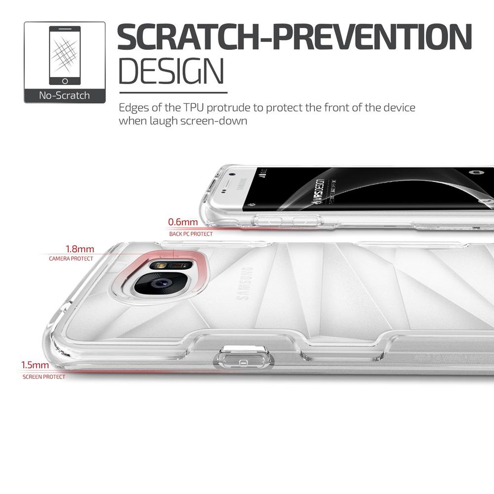 VERUS Verus Shine Guard Skal till Samsung Galaxy S7 Edge - Clear