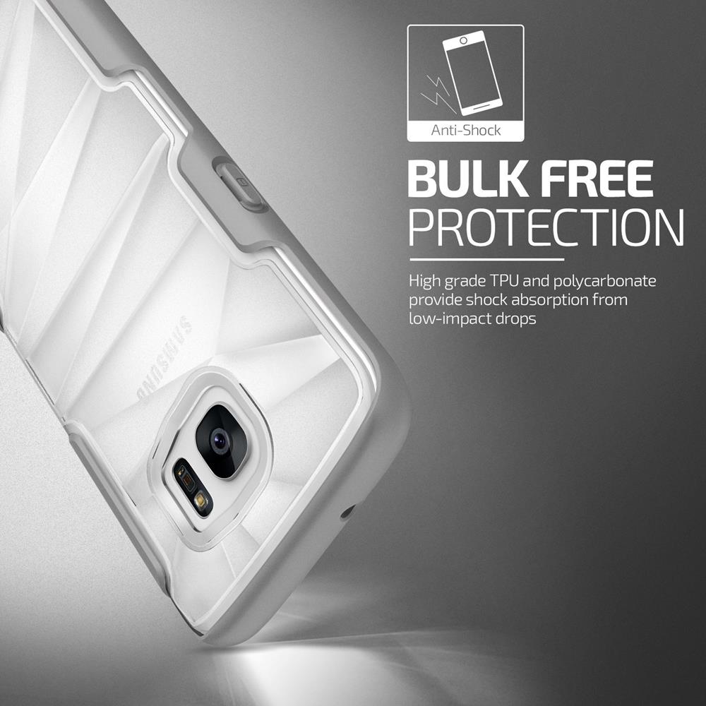 VERUS Verus Shine Guard Skal till Samsung Galaxy S7 Edge - Grå