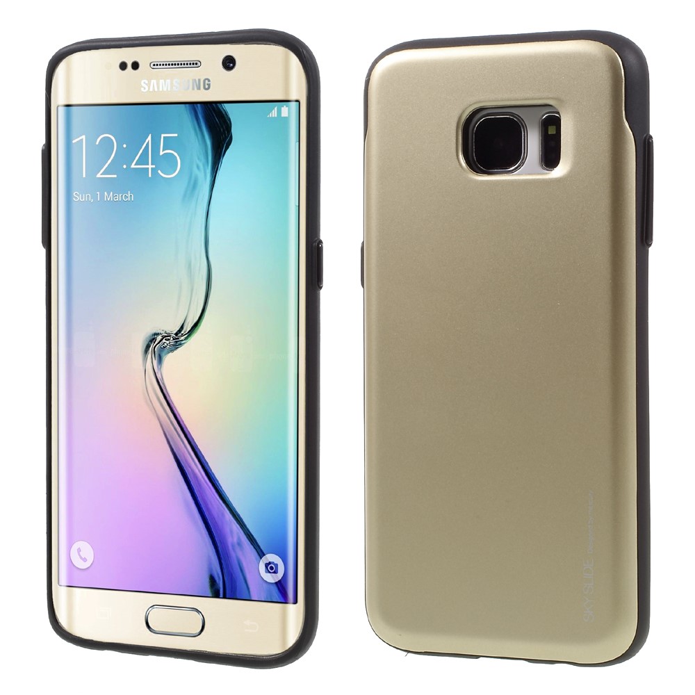 Mercury Mercury Sky Slide Skal till Samsung Galaxy S7 Edge - Gold