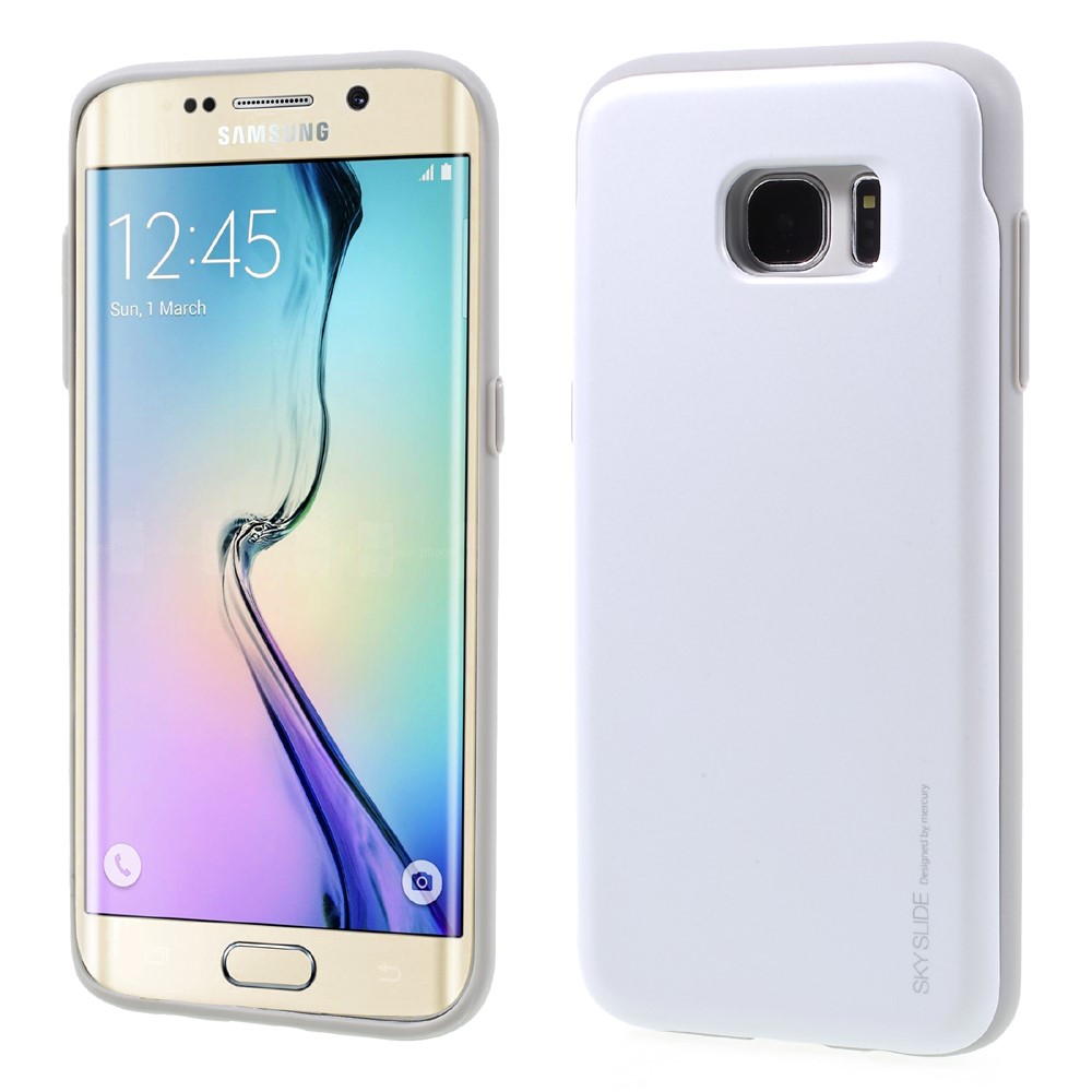 Mercury Mercury Sky Slide Skal till Samsung Galaxy S7 Edge - Vit