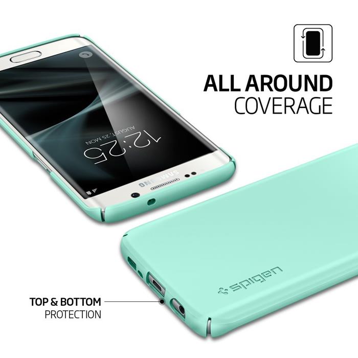 Spigen SPIGEN Thin Fit Skal till Samsung Galaxy S7 Edge - Mint