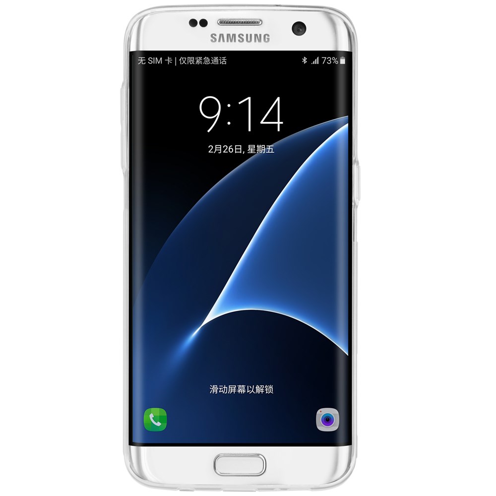 OEM Nillkin Nature 0.6mm Flexicase Skal till Samsung Galaxy S7 Edge - Transparent